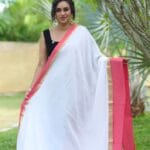 Theertha Red Golden Border